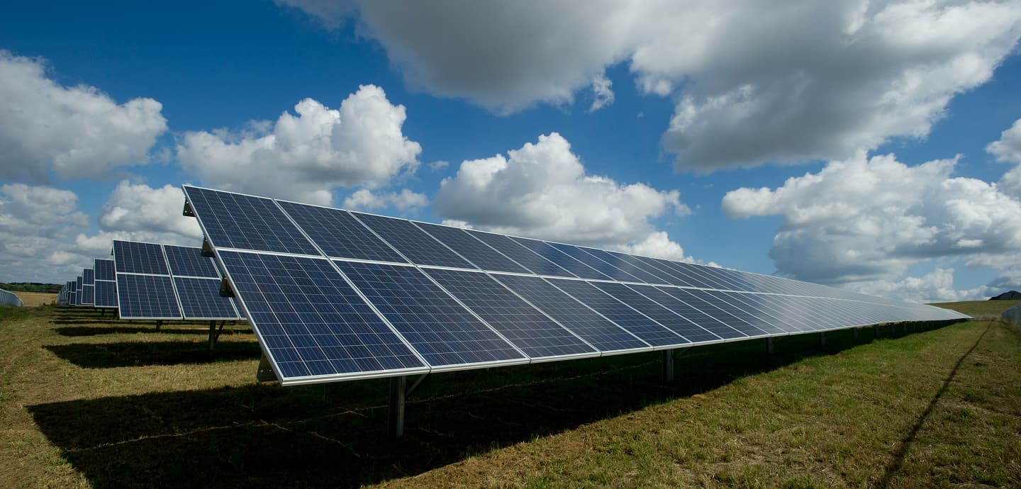 Solar panels installation